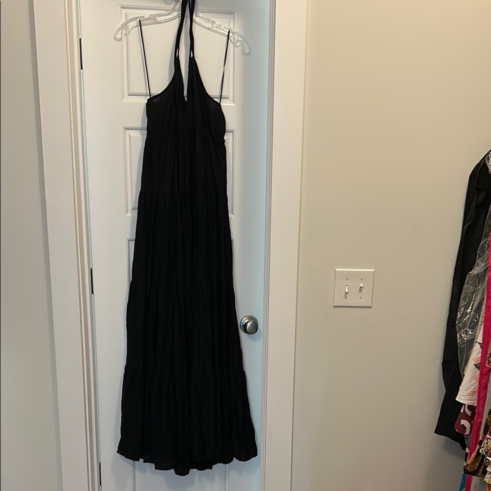 Black Halter Dress by Express